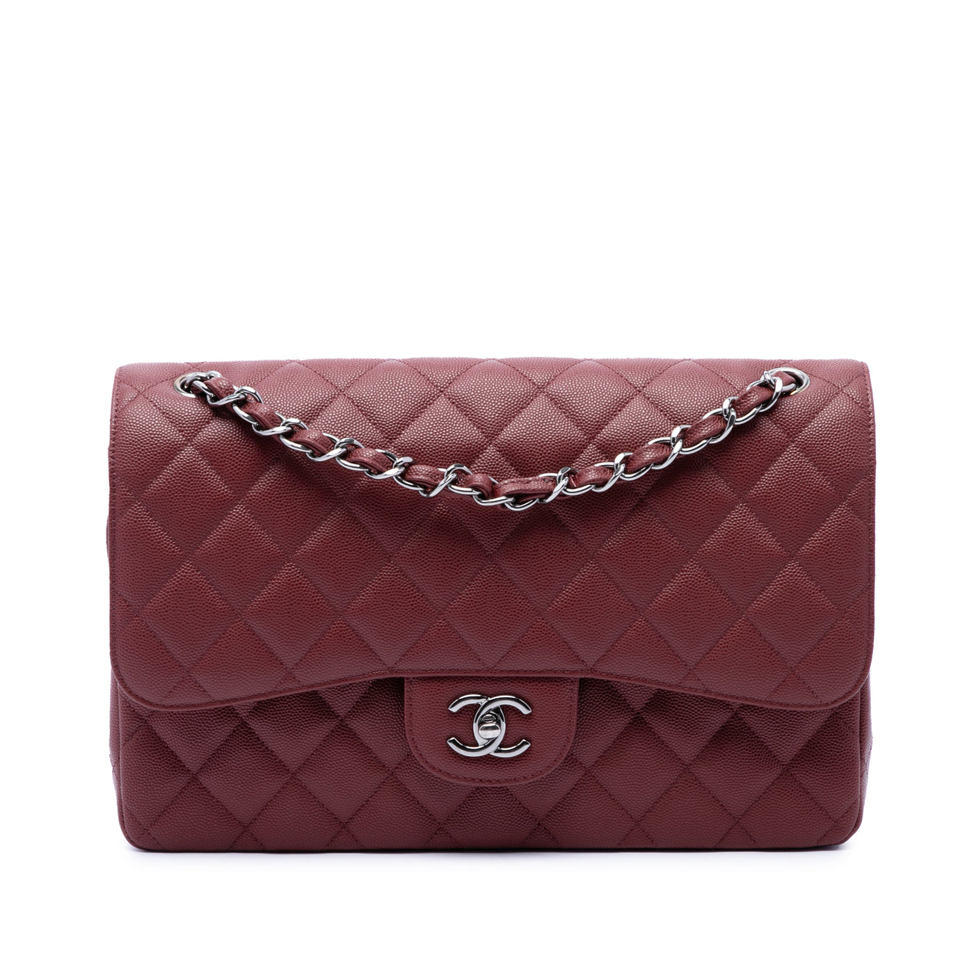 Jumbo Classic Caviar Double Flap - Image 1