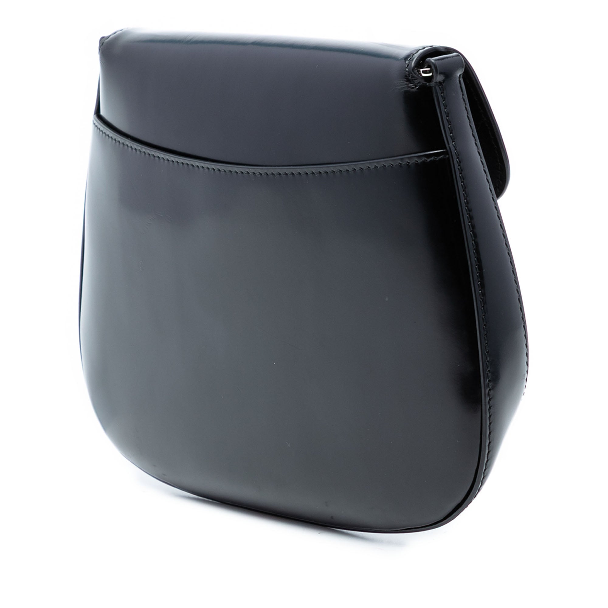 Spazzolato Leather Cleo Flap Shoulder Bag - Image 2
