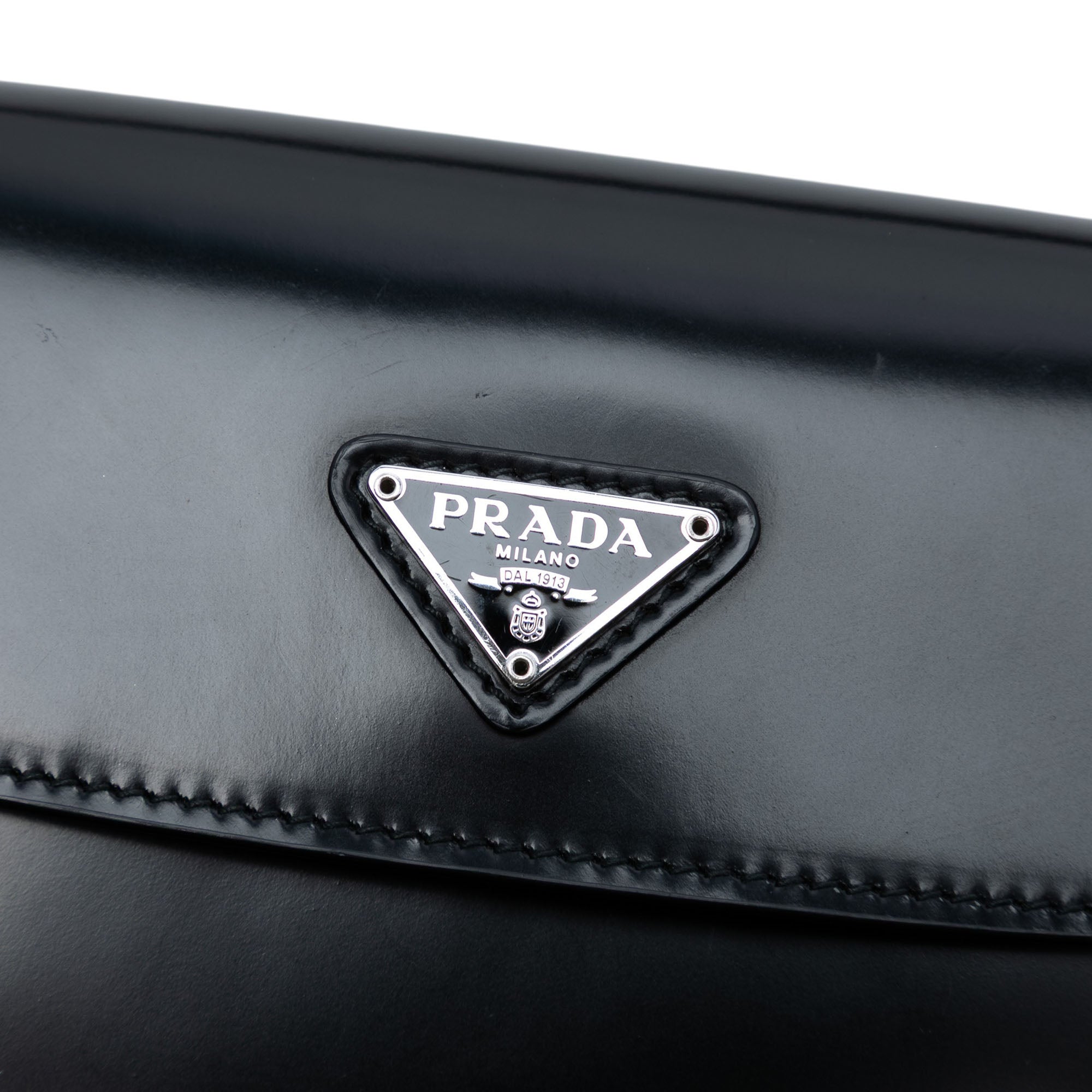 Spazzolato Leather Cleo Flap Shoulder Bag - Image 5