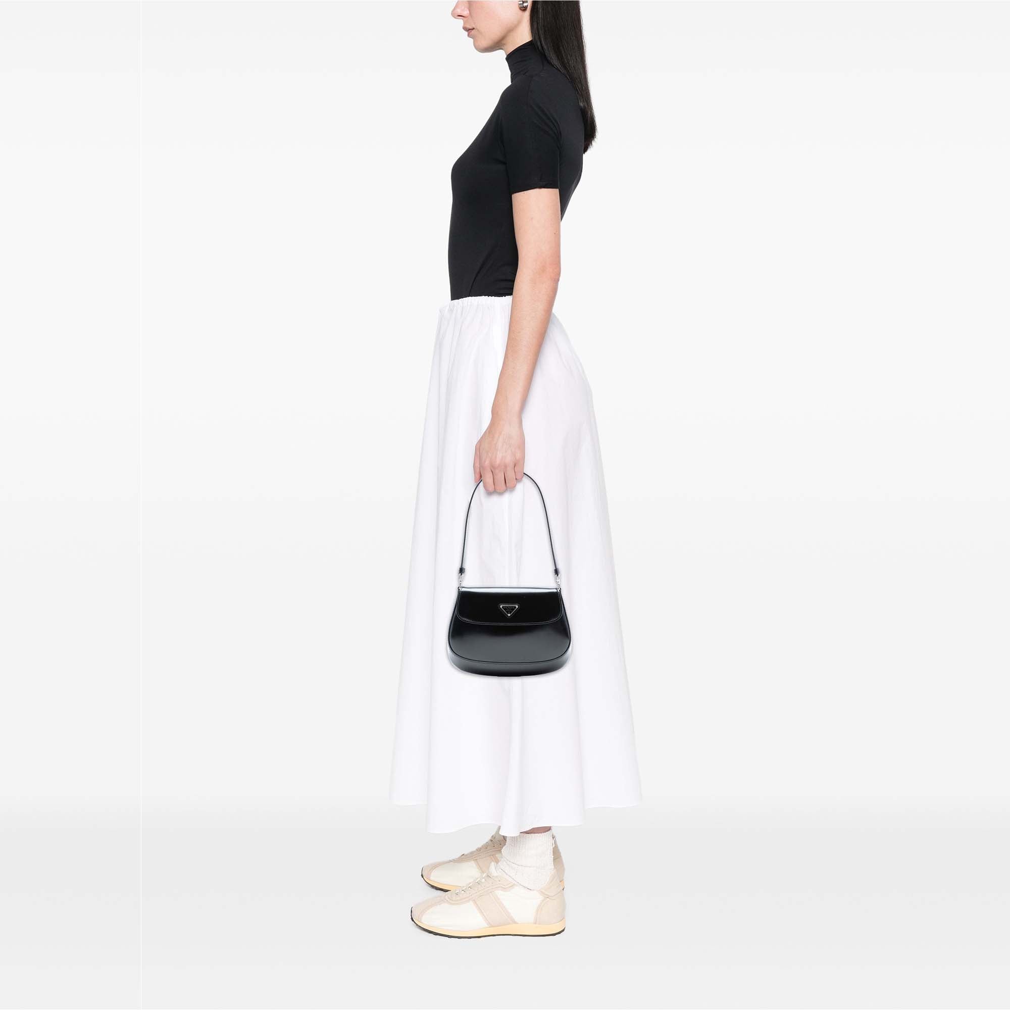 Spazzolato Leather Cleo Flap Shoulder Bag - Image 6