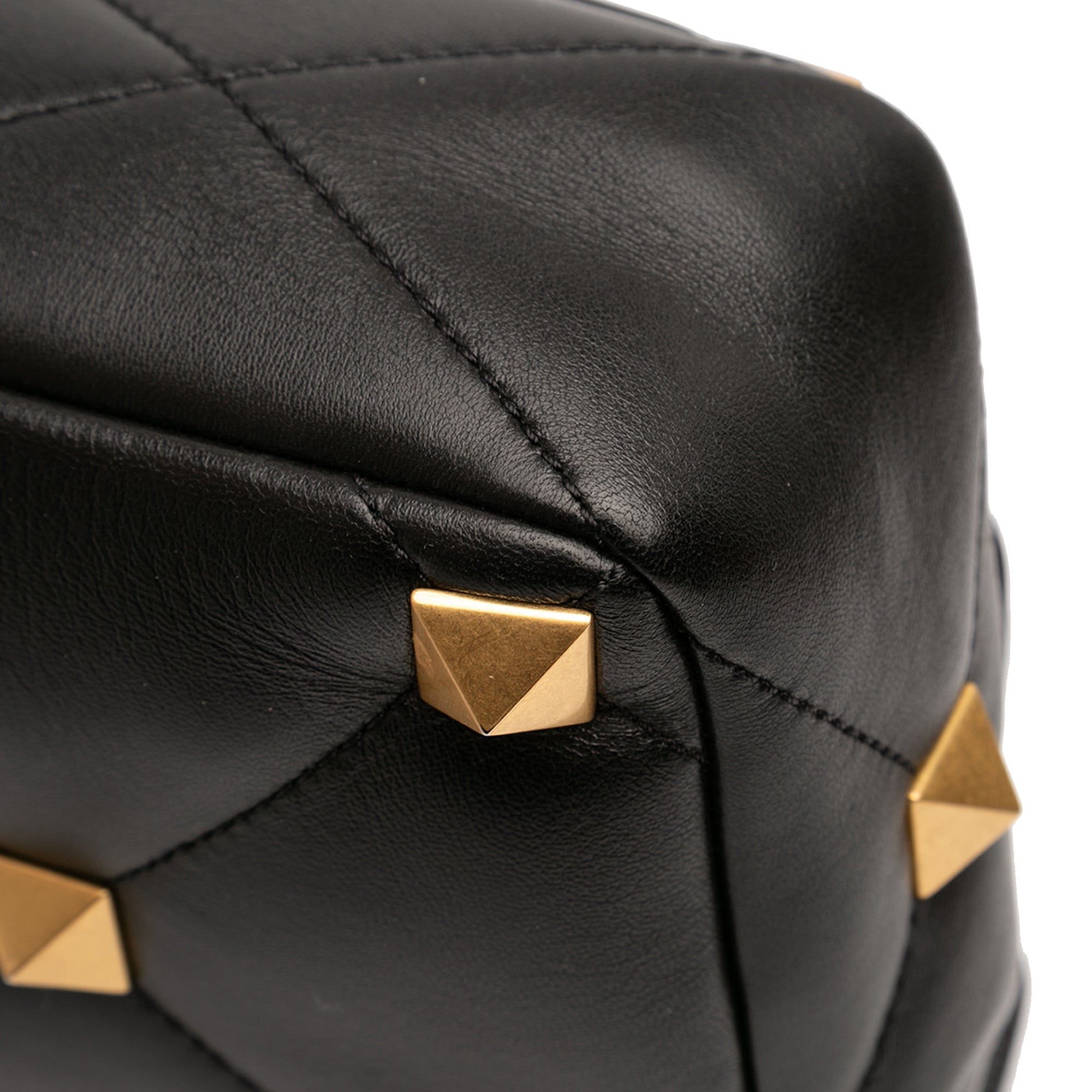 Large Nappa Roman Stud Satchel - Image 7