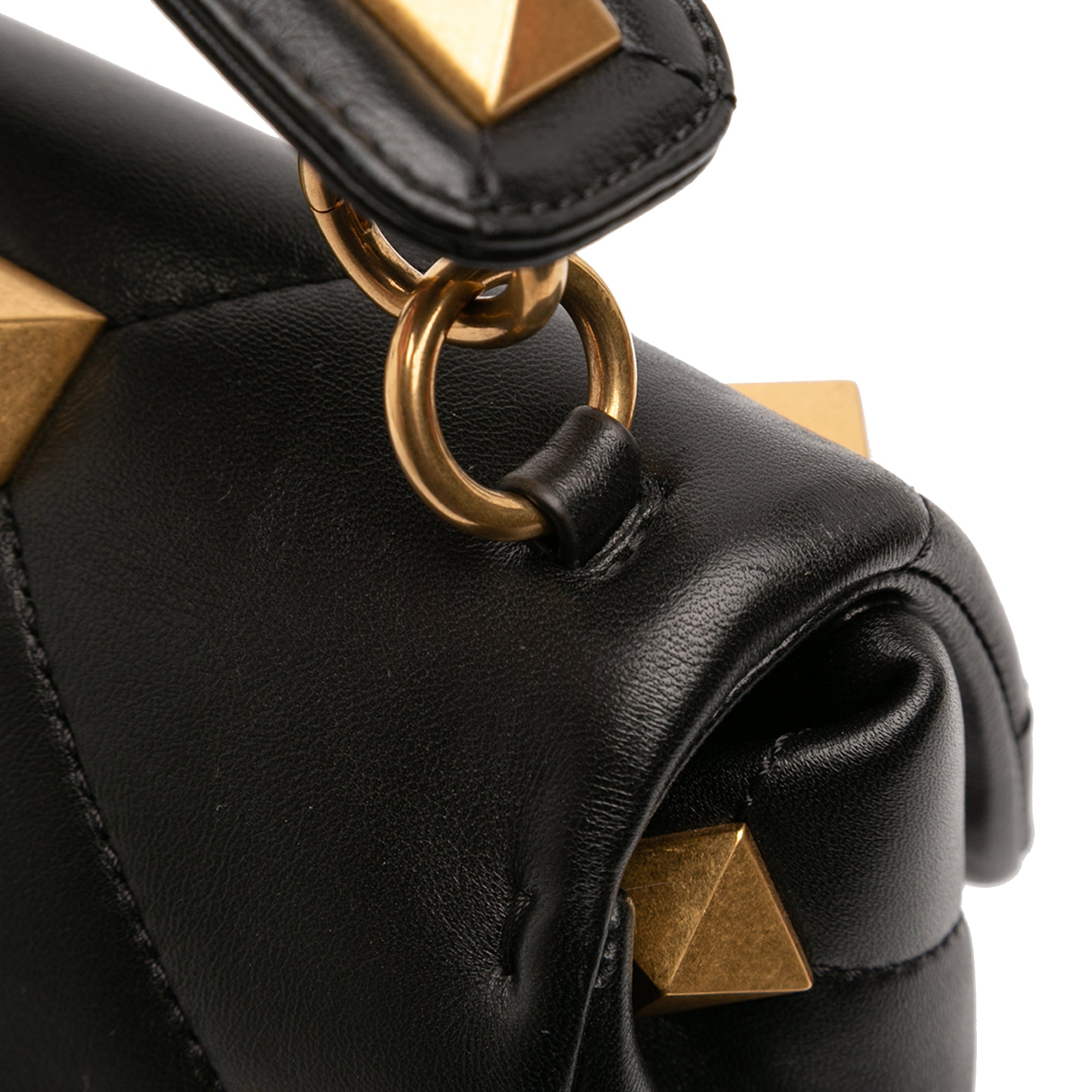 Large Nappa Roman Stud Satchel - Image 8