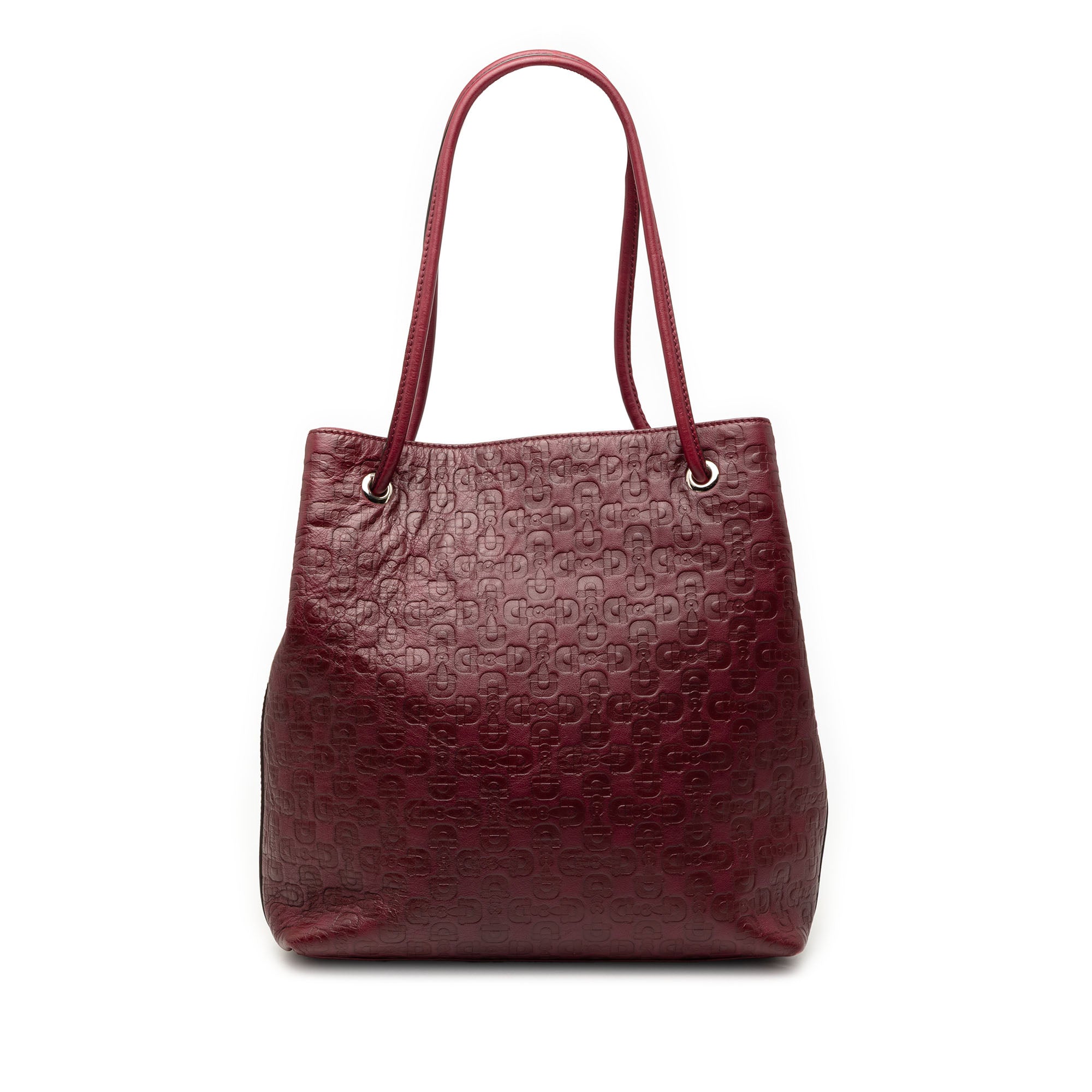 Horsebit Embossed Leather Gifford Tote - Image 1