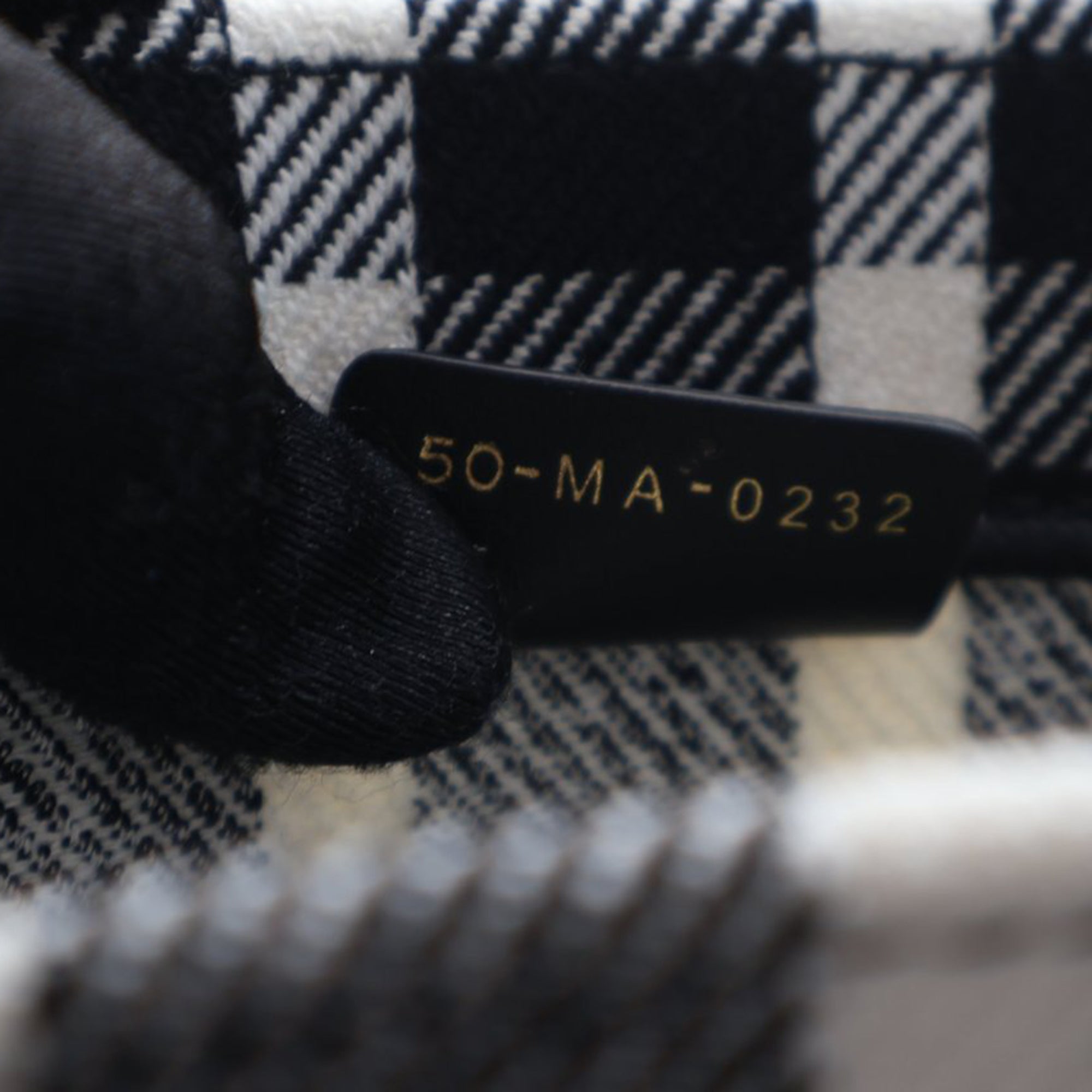 Large Embroidered Canvas Check n Dior Book Tote - Image 6