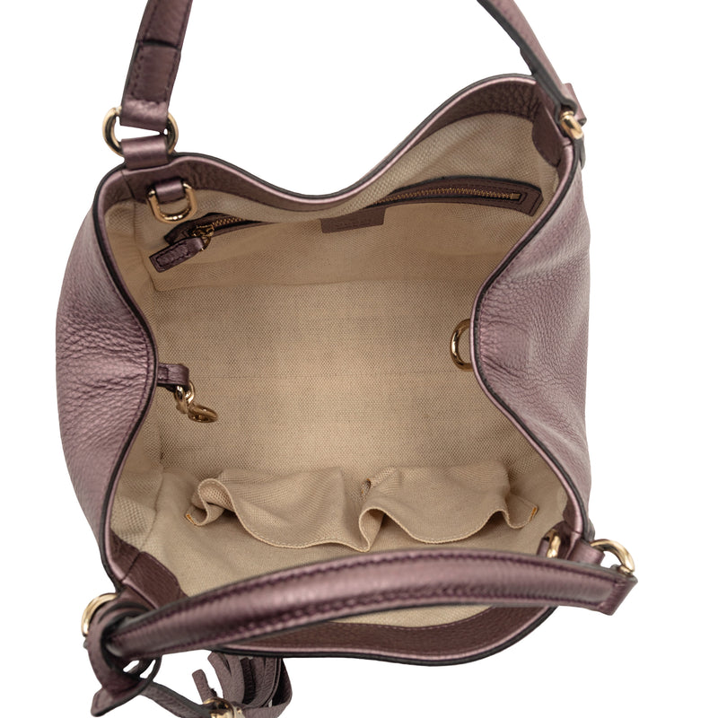 Small Calfskin Soho Satchel - Image 4