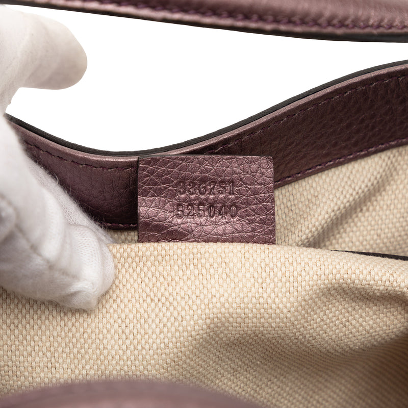 Small Calfskin Soho Satchel - Image 6