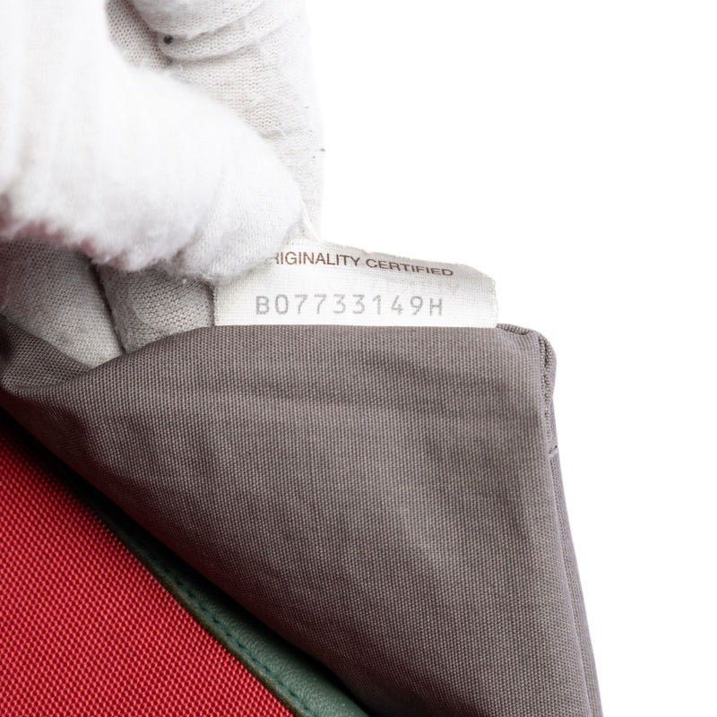 Canvas and Nappa Intrecciato Clutch - Image 6
