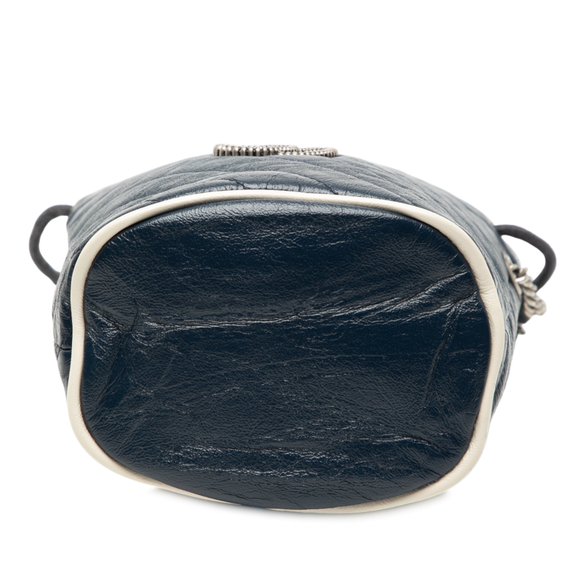 Mini GG Marmont Matelasse Diagonal Leather Torchon Bucket Bag - Image 3