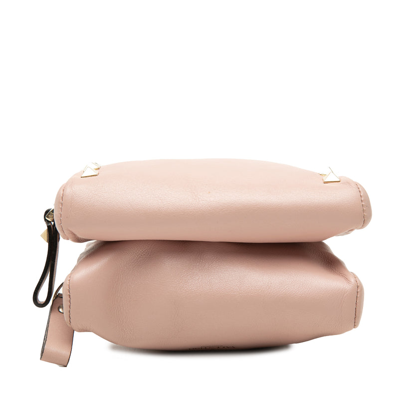 Leather Rockstud Double Zip Crossbody - Image 3