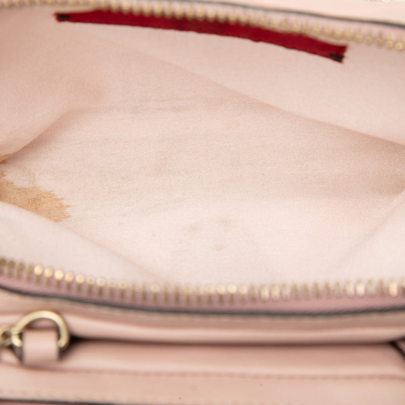 Leather Rockstud Double Zip Crossbody - Image 4
