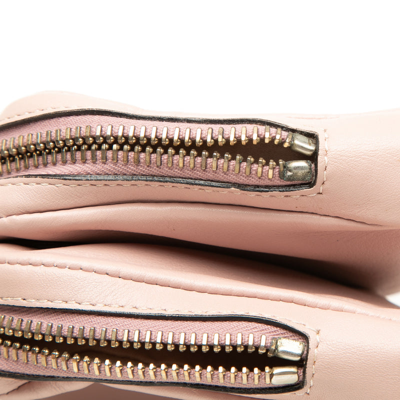 Leather Rockstud Double Zip Crossbody - Image 7