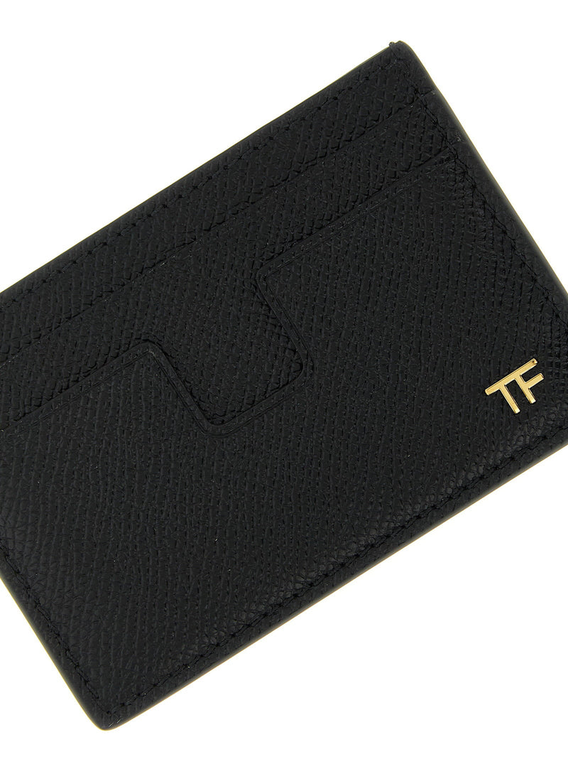 Tom Ford Textured Leather Card Case — Black Cases