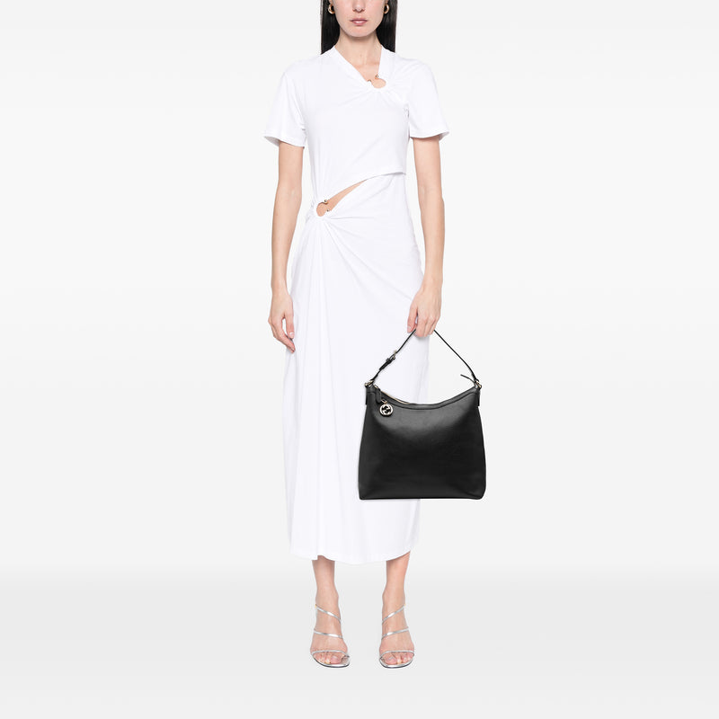 Leather GG Charm Tote - Image 8