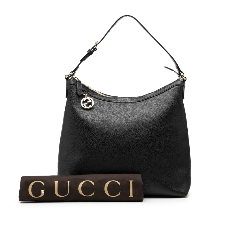 Leather GG Charm Tote - Image 9