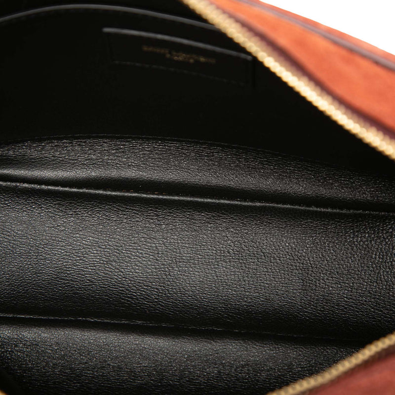 Suede Monogram All Over Camera Bag - Image 4