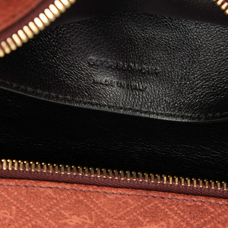 Suede Monogram All Over Camera Bag - Image 6