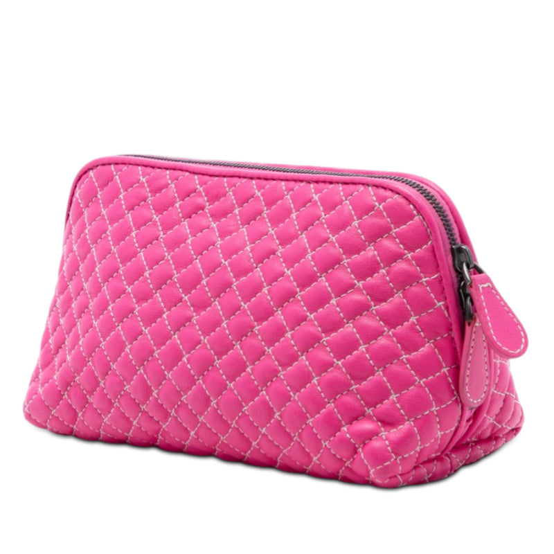 Quilted Nappa Zip Pouch - Image 2