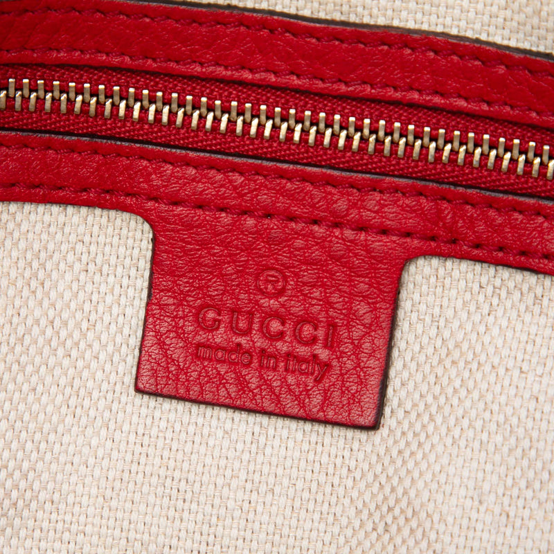 Calfskin Soho Chain Zip Shoulder Bag - Image 5