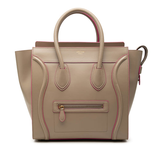 Mini Smooth Calfskin Luggage Tote - Image 1