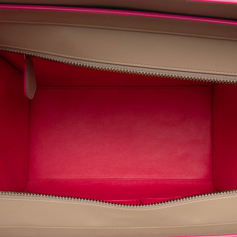 Mini Smooth Calfskin Luggage Tote - Image 4
