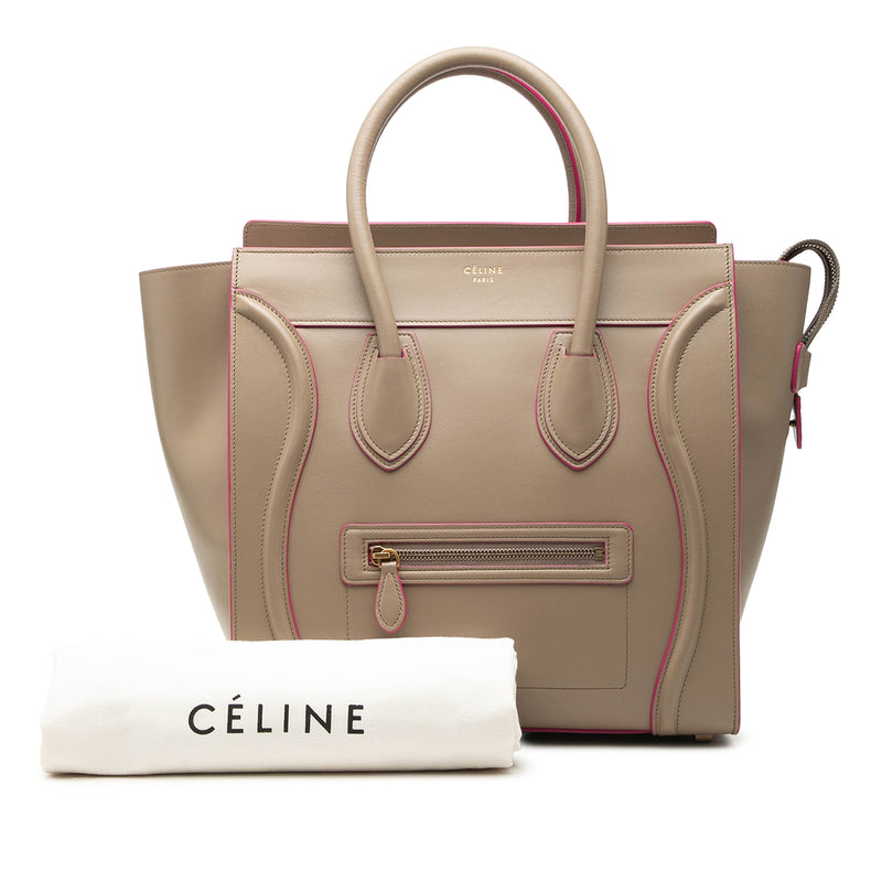 Mini Smooth Calfskin Luggage Tote - Image 7