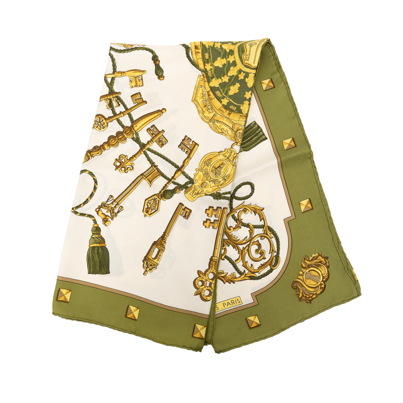 Les Cles Silk Scarf 90 - Image 1