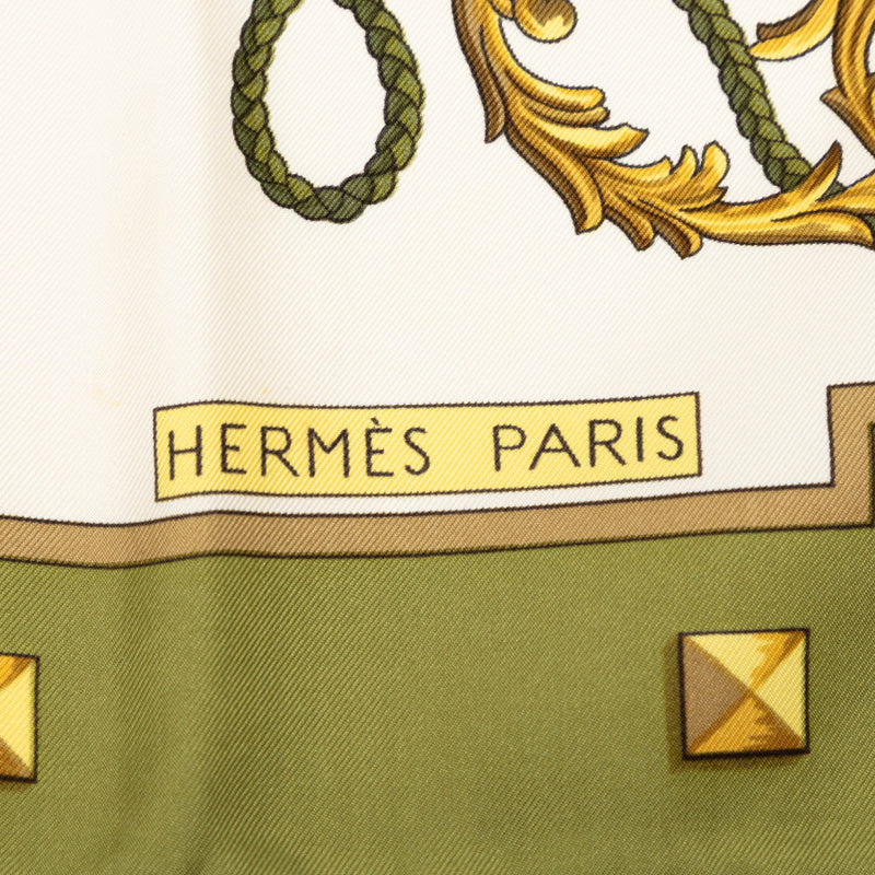 Les Cles Silk Scarf 90 - Image 2