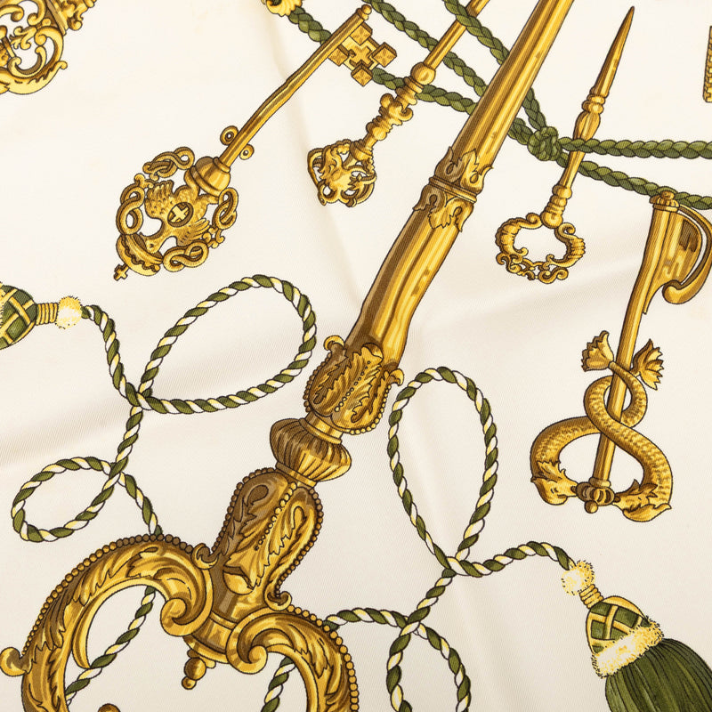 Les Cles Silk Scarf 90 - Image 6