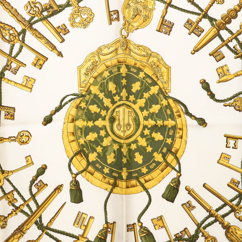 Les Cles Silk Scarf 90 - Image 7