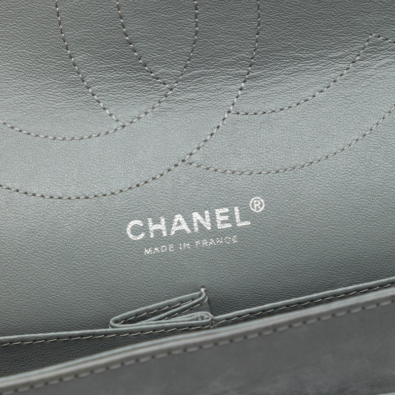 Bicolor Caviar and Iridescent Calfskin Reissue 2.55 Double Flap 226 - Image 5