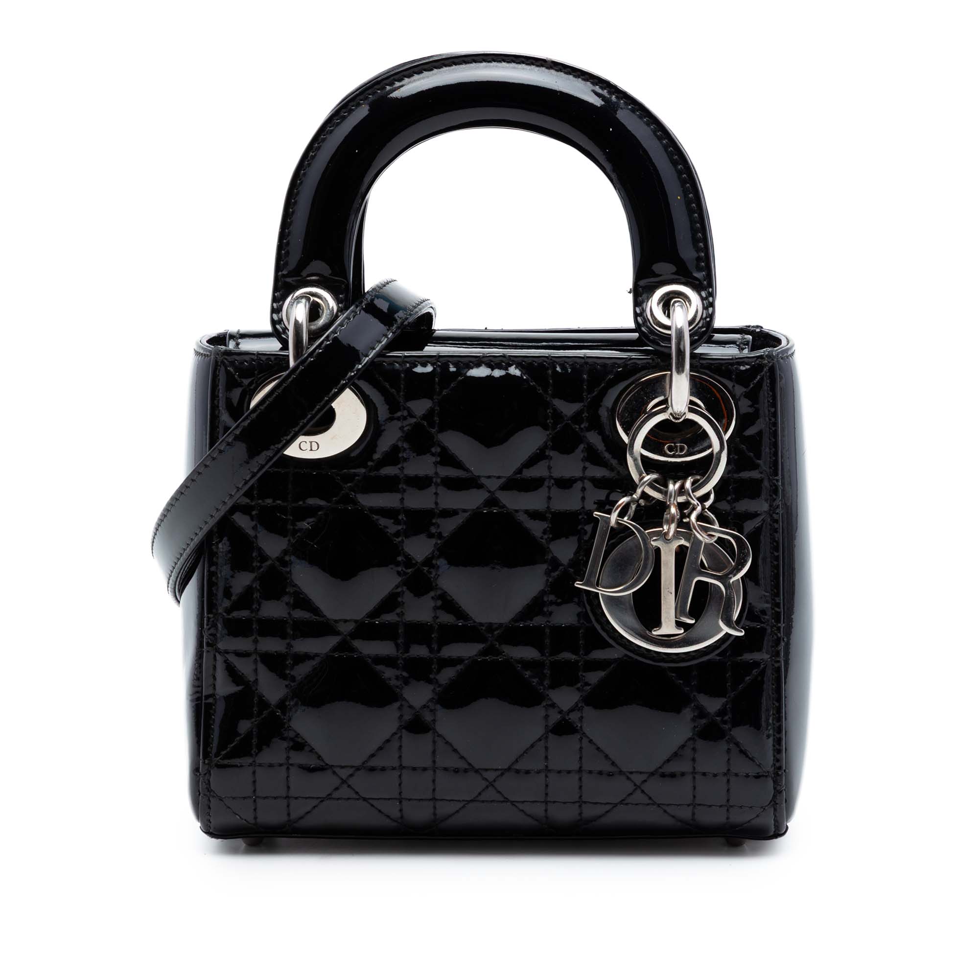 Mini Patent Cannage Lady Dior - Image 1