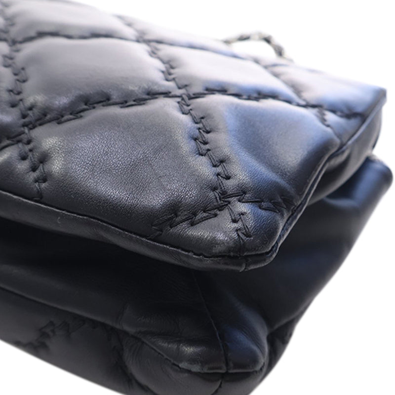 Mini Lambskin Double Stitch Hamptons Flap - Image 11