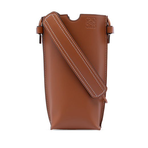 Smooth Calfskin Anagram Phone Pouch - Image 1