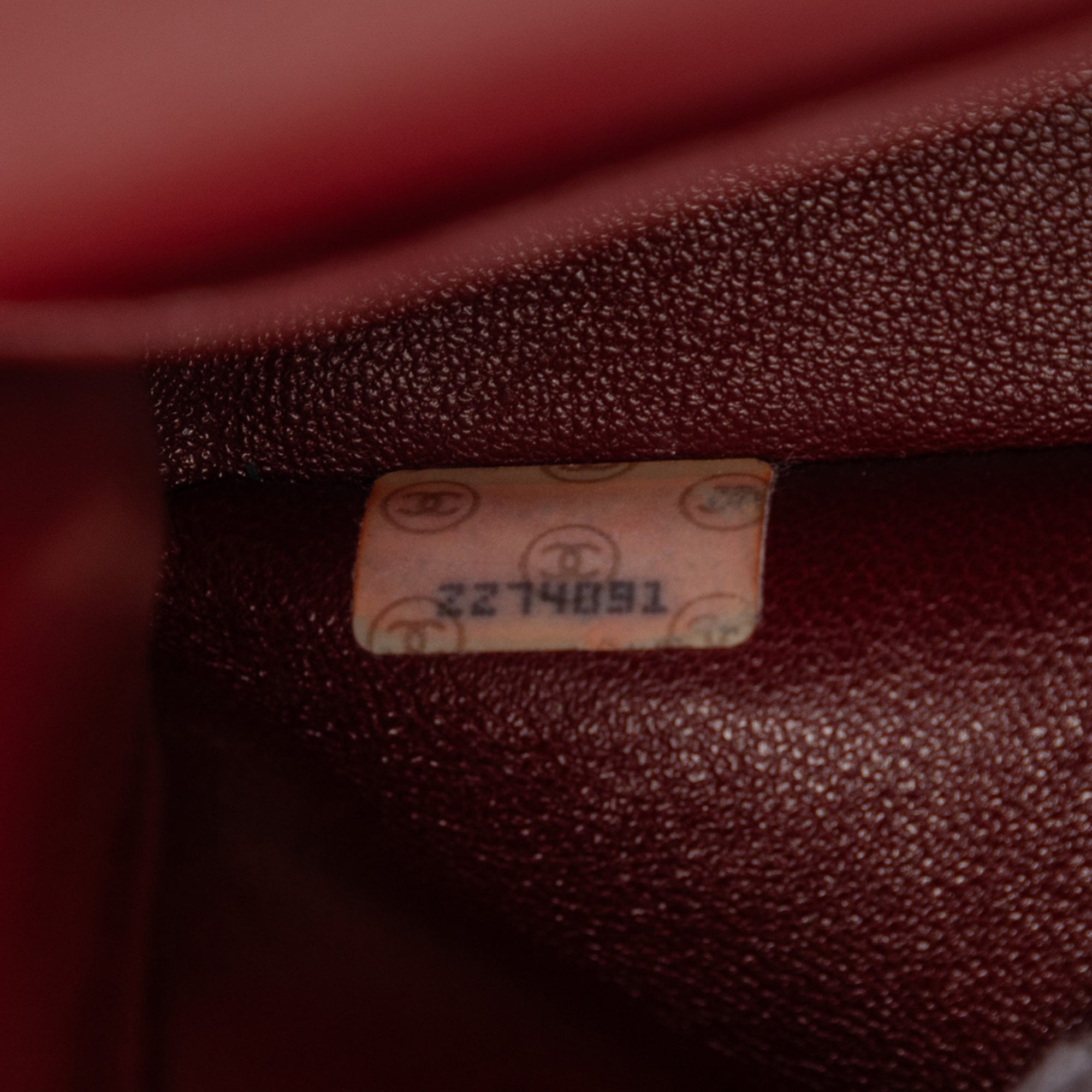 Medium Classic Chevron Lambskin Double Flap - Image 6