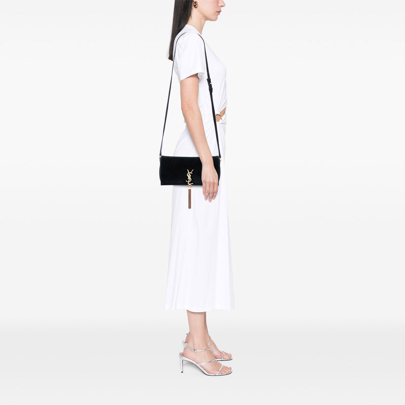 Suede Monogram Kate 99 Tassel Bag - Image 6