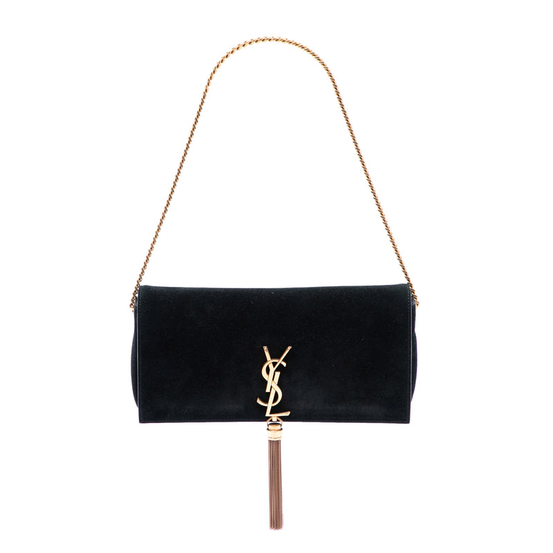 Suede Monogram Kate 99 Tassel Bag - Image 7