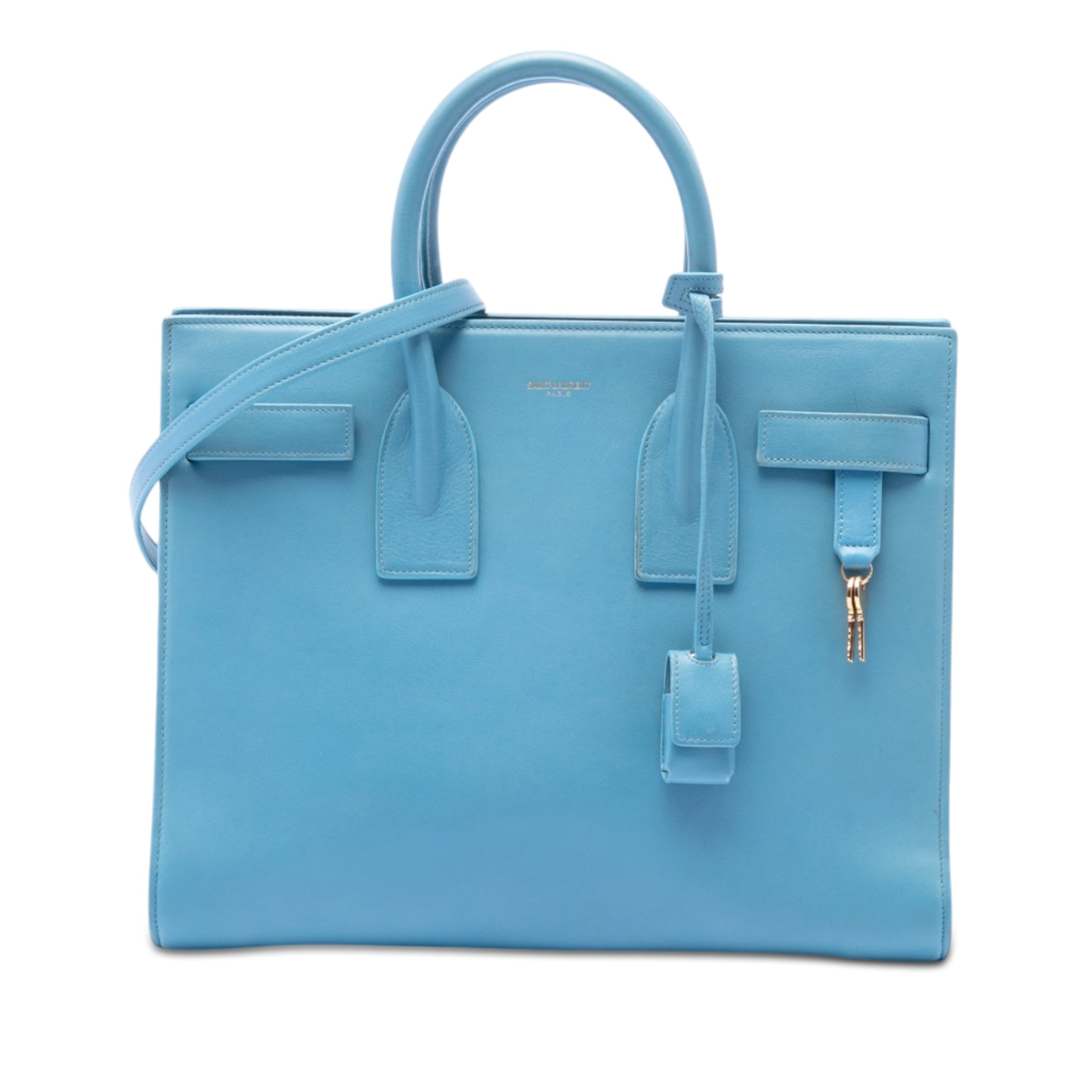 Small Leather Sac De Jour Satchel - Image 1