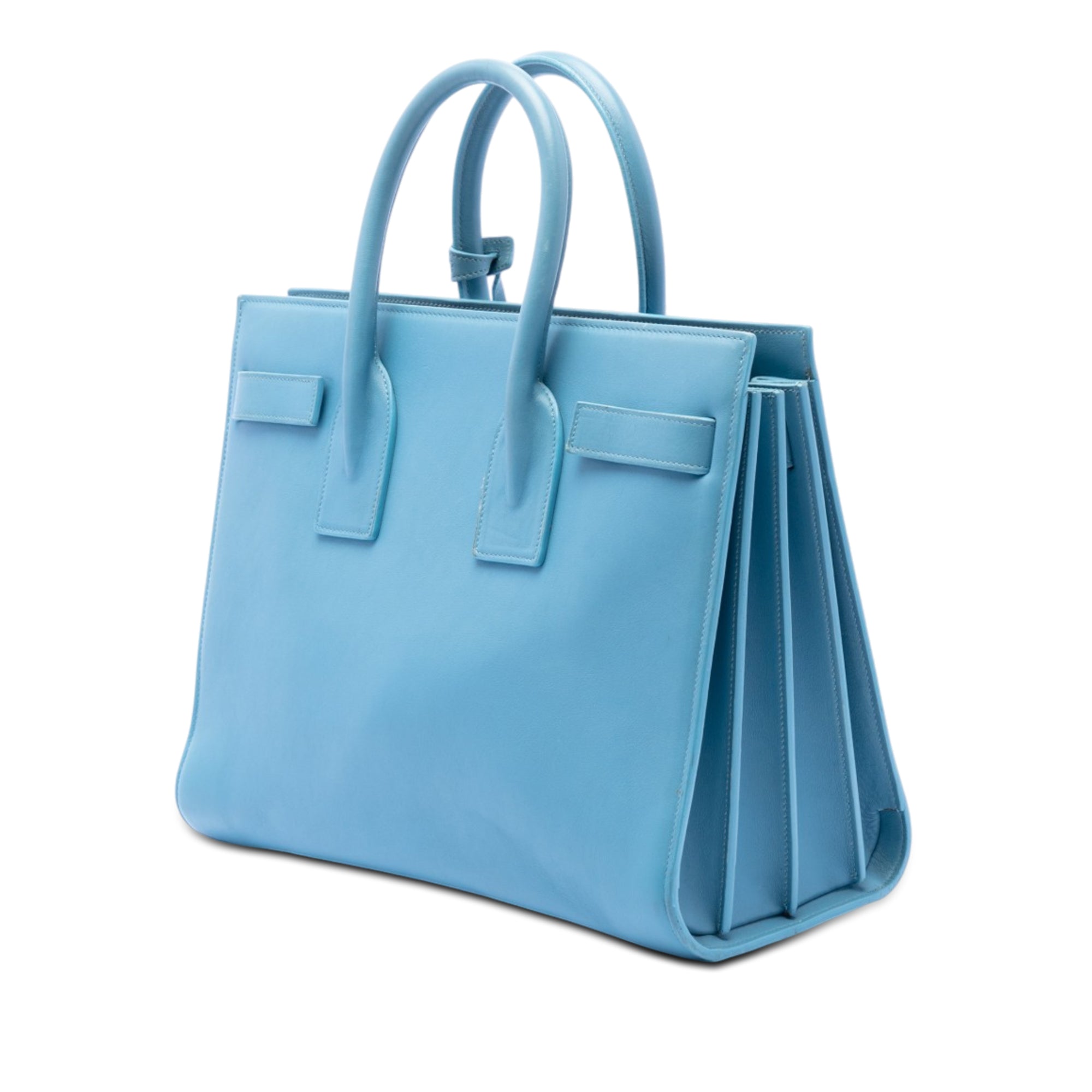 Small Leather Sac De Jour Satchel - Image 2