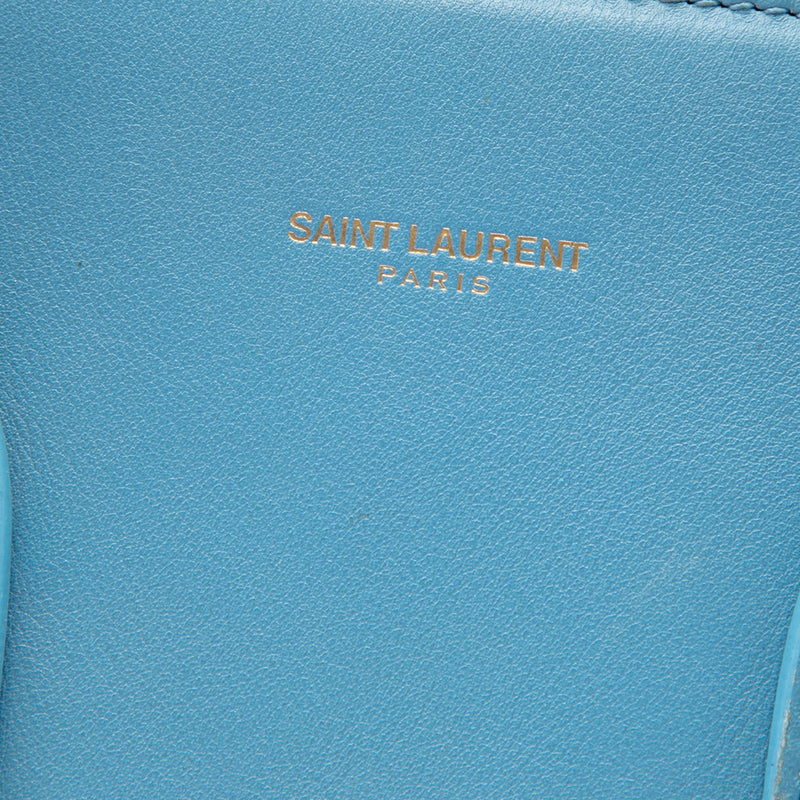 Small Leather Sac De Jour Satchel - Image 5