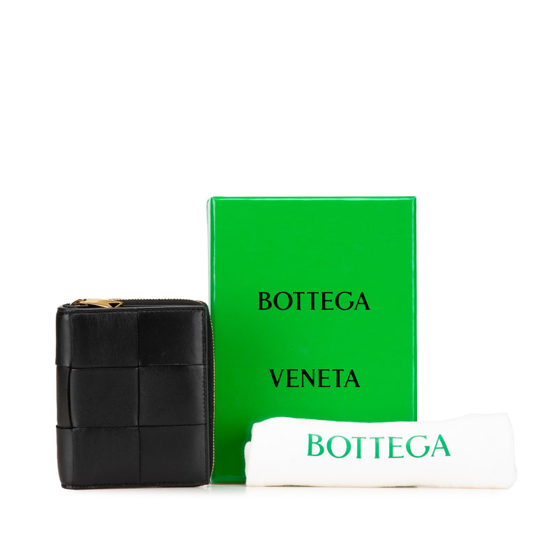 Lambskin Maxi Intreccio Cassette Bifold Zip Wallet - Image 12