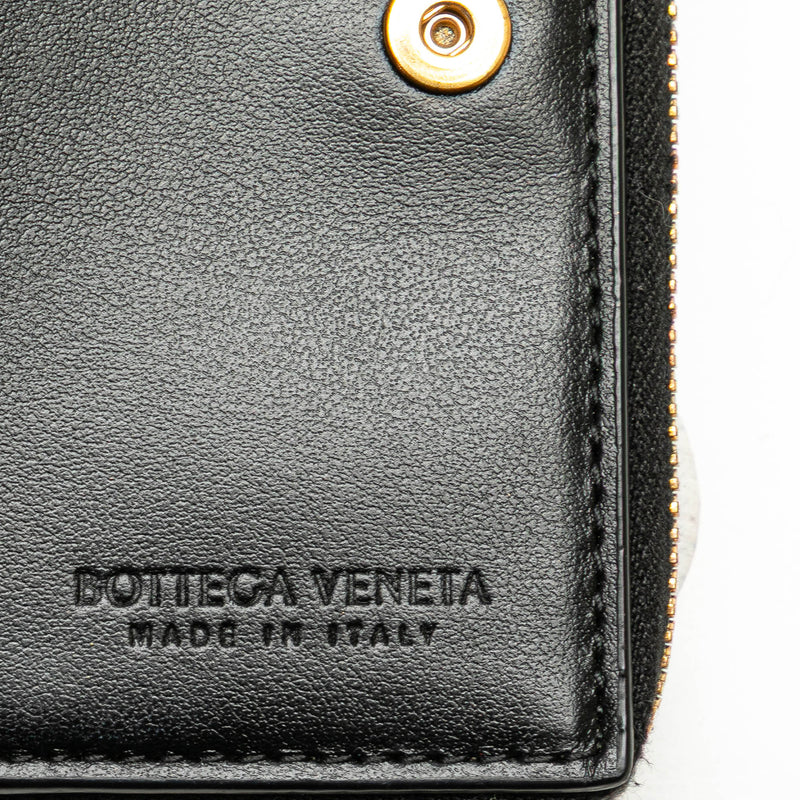 Lambskin Maxi Intreccio Cassette Bifold Zip Wallet - Image 7