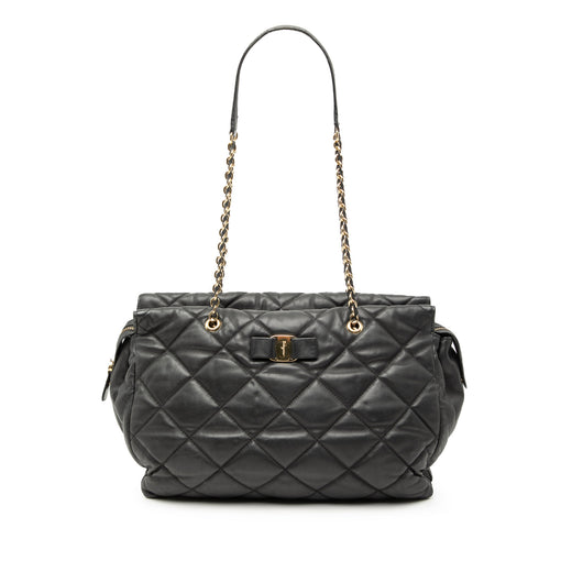 Large Quilted Nappa Vara Tote - Image 1