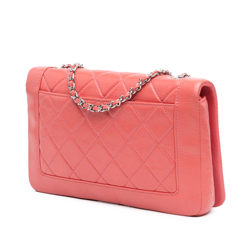 Crumpled Calfskin Bi Quilted Vintage Full Flap - Image 2