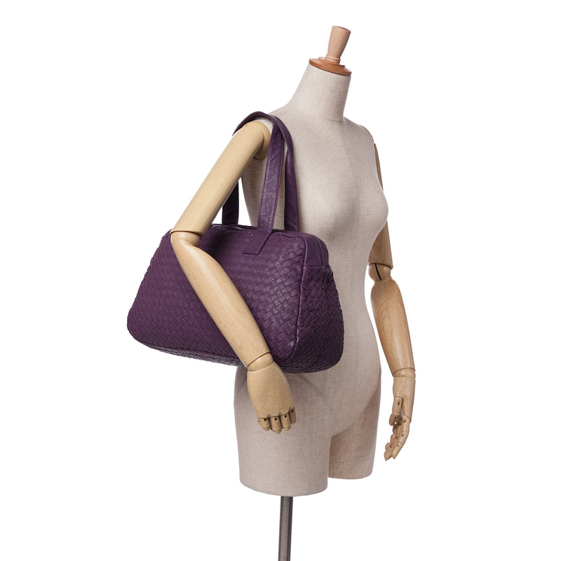 Nappa Intrecciato Shoulder Bag - Image 11