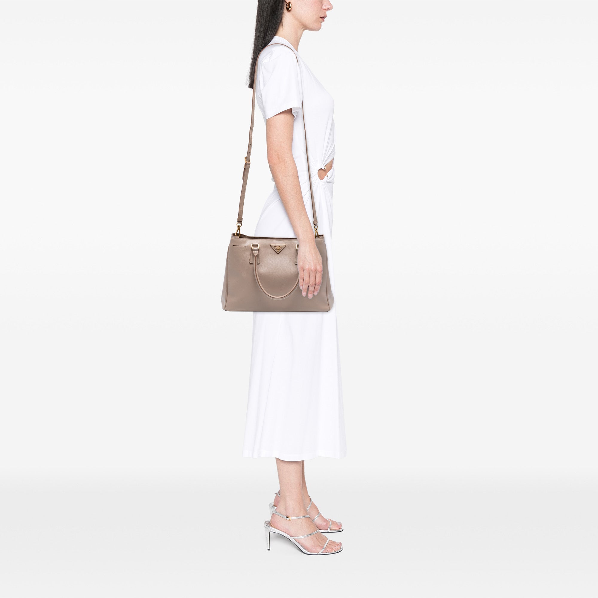 Medium Saffiano Lux Galleria Satchel - Image 6