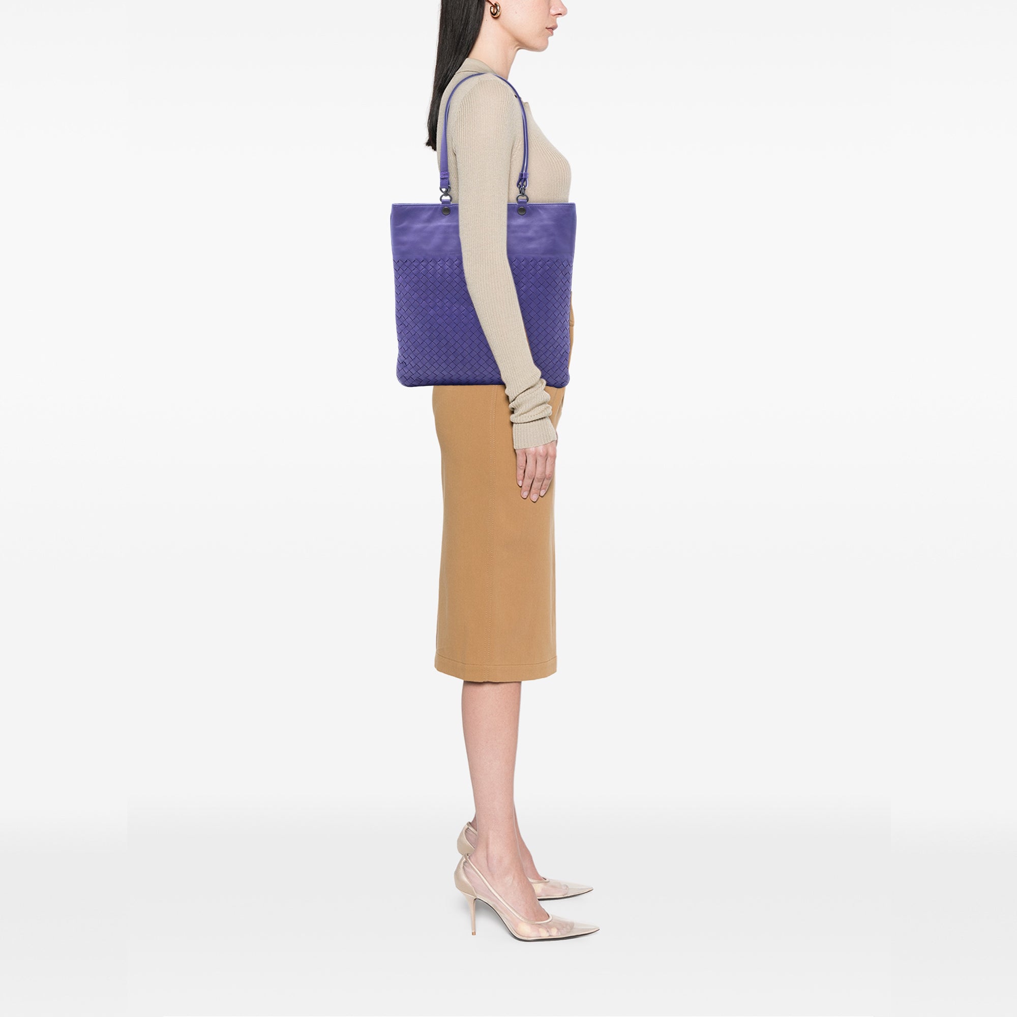 Nappa Intrecciato Flat Tote - Image 7