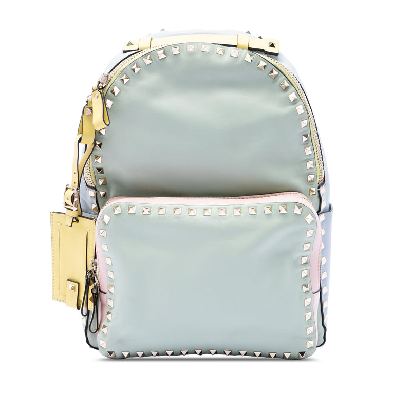 Medium Calfskin Watercolor Rockstud Backpack