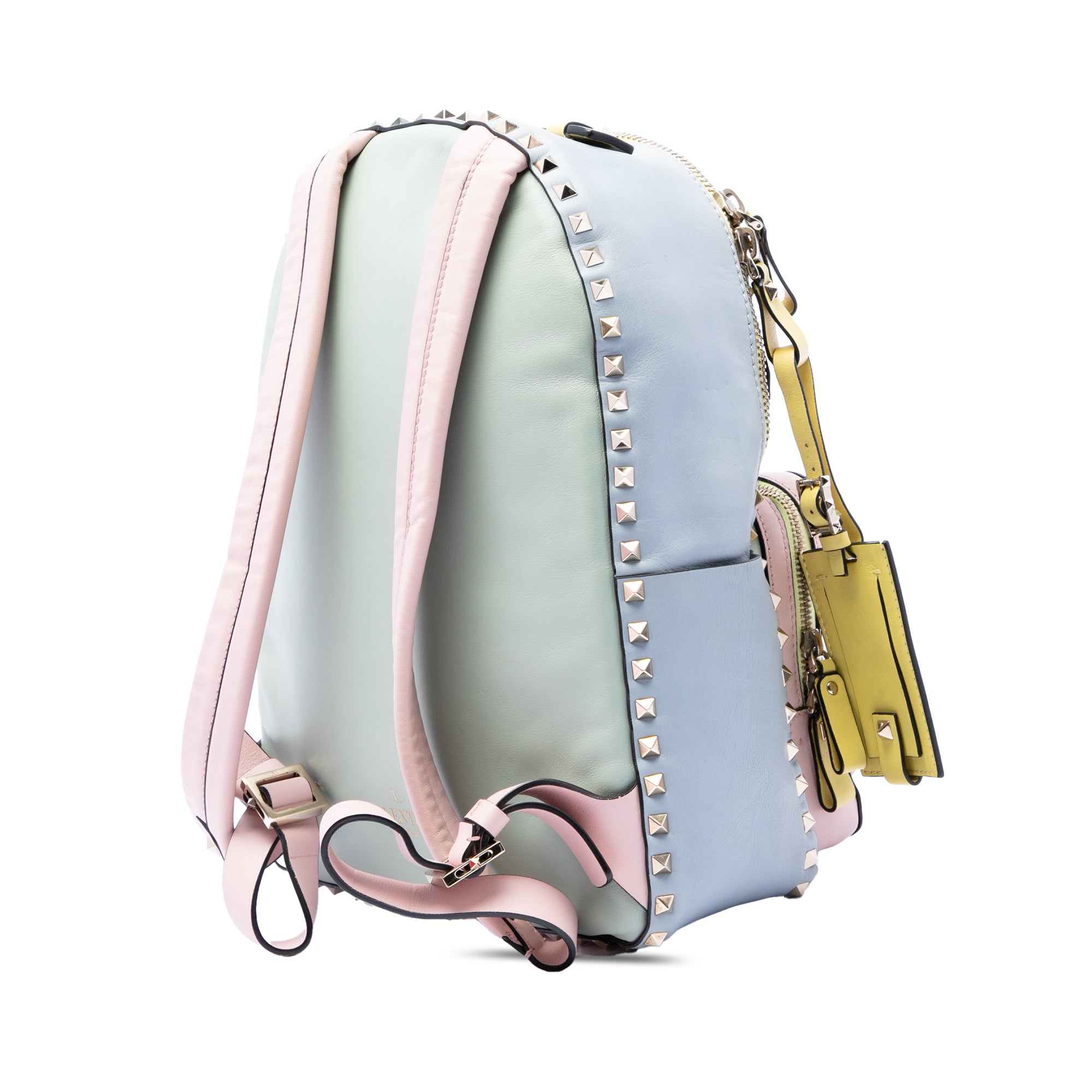 Medium Calfskin Watercolor Rockstud Backpack - Image 2