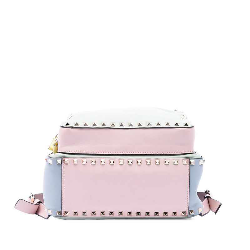 Medium Calfskin Watercolor Rockstud Backpack - Image 3