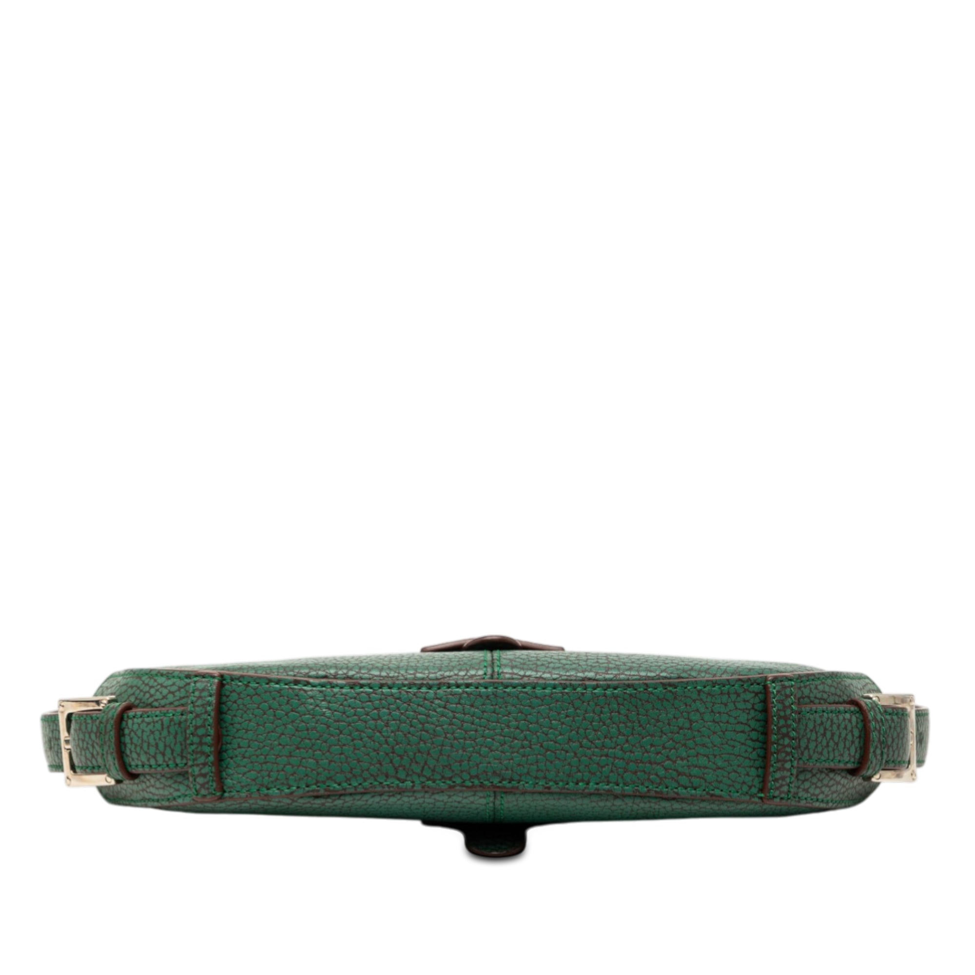 Mini Pebbled Leather Baguette Boat Bag - Image 3
